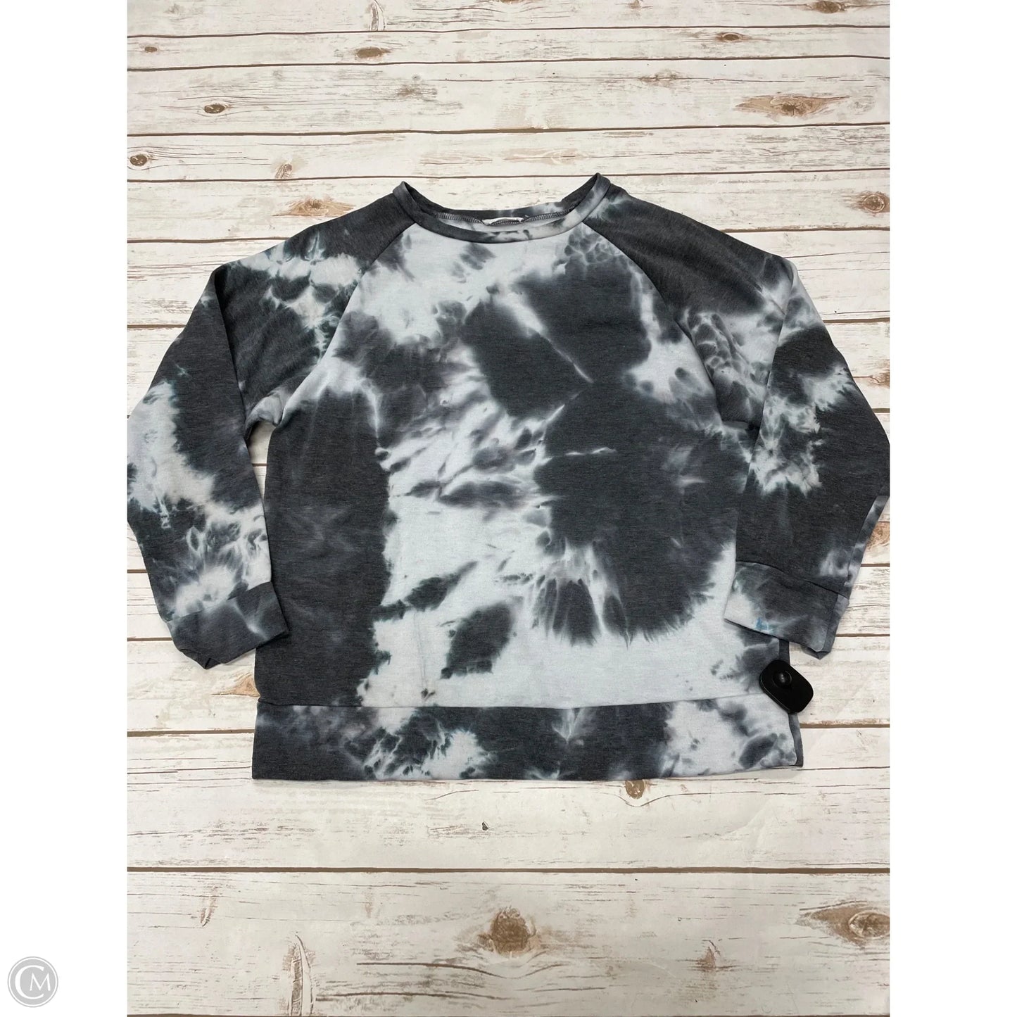 Sweatshirt Crewneck By Cme In Tie Dye Print, Size: S