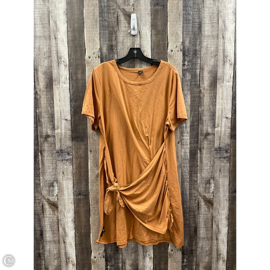 Dress Casual Midi By Shein In Brown, Size: 3x