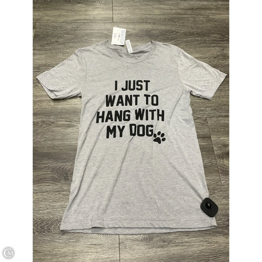 Top Short Sleeve Basic By Bella + Canvas In Grey, Size: Xs