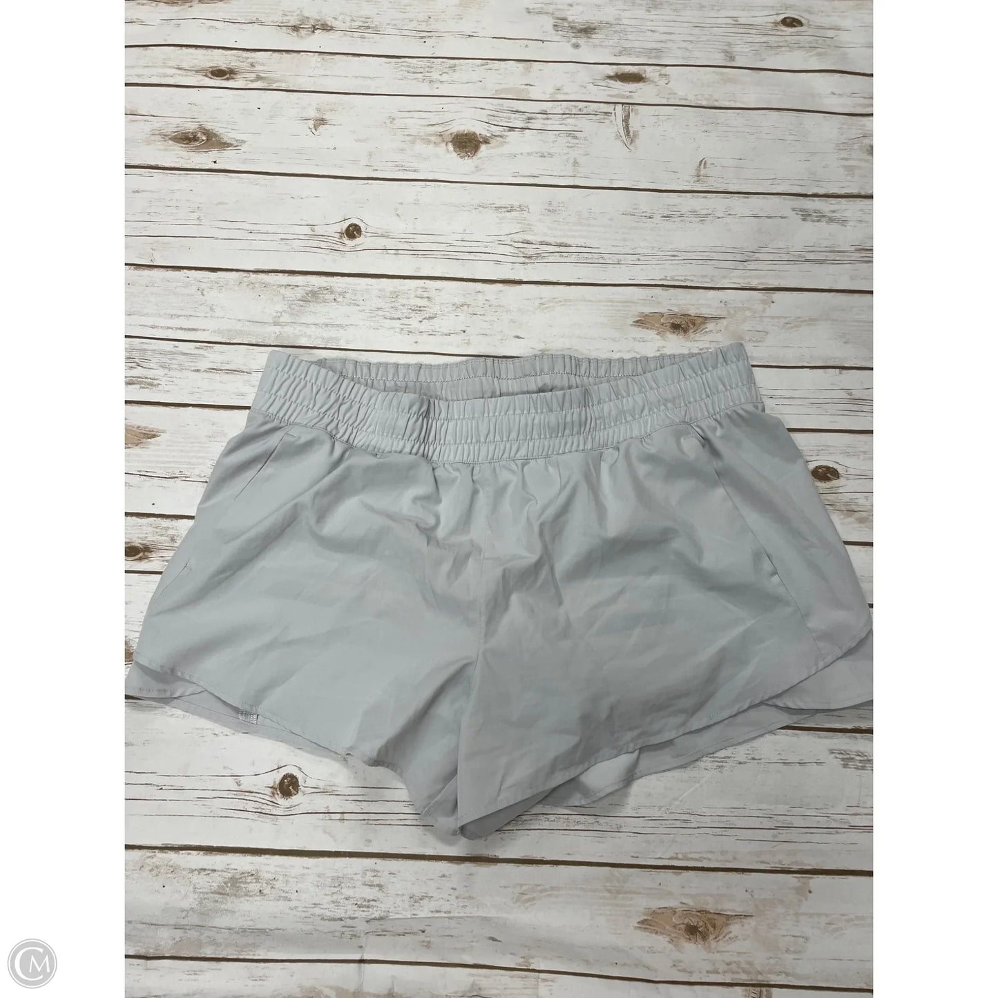 Athletic Shorts By Avia In Grey, Size: 3x