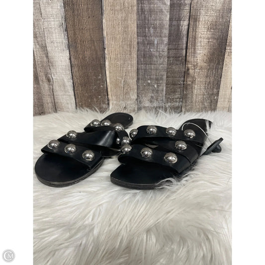 Sandals Flats By Marc Fisher In Black, Size: 10