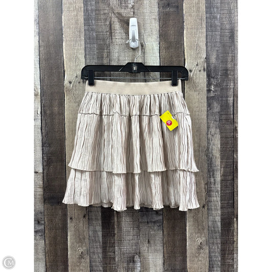 Skirt Mini & Short By Entro In Tan, Size: S