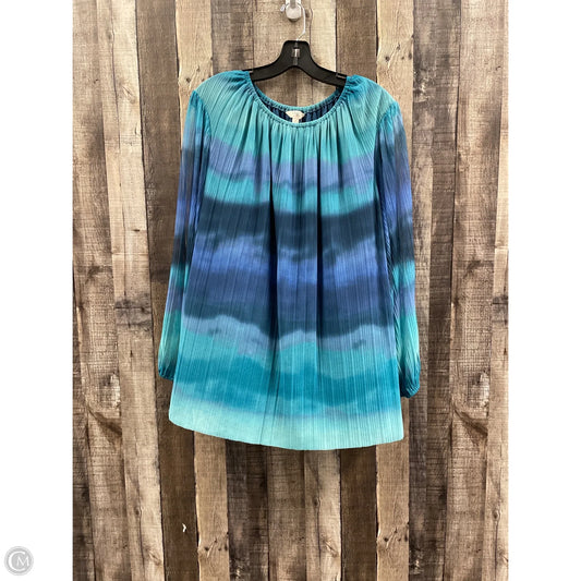 Top Long Sleeve By Terra & Sky In Multi-colored, Size: 2x