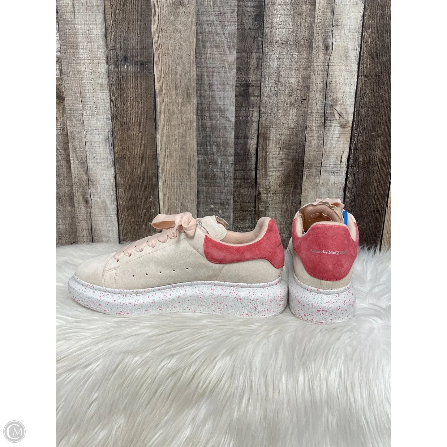 Shoes Luxury Designer By Alexander Mcqueen In Pink, Size: 10.5