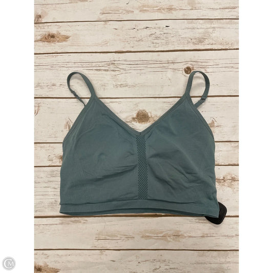 Athletic Bra By 90 Degrees By Reflex In Green, Size: L