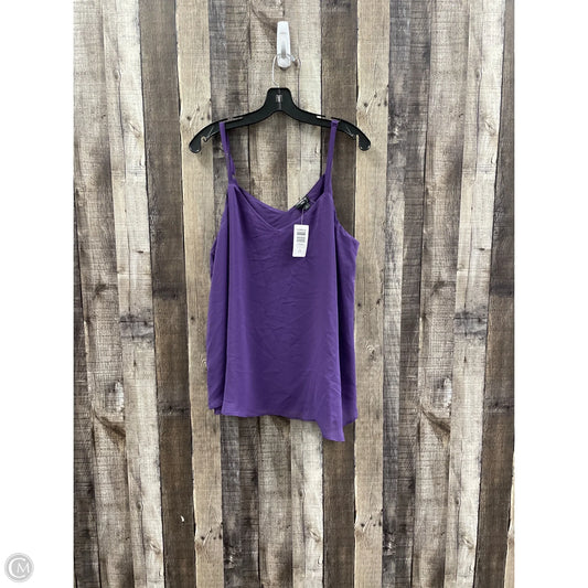Top Sleeveless By Torrid In Purple, Size: 1x