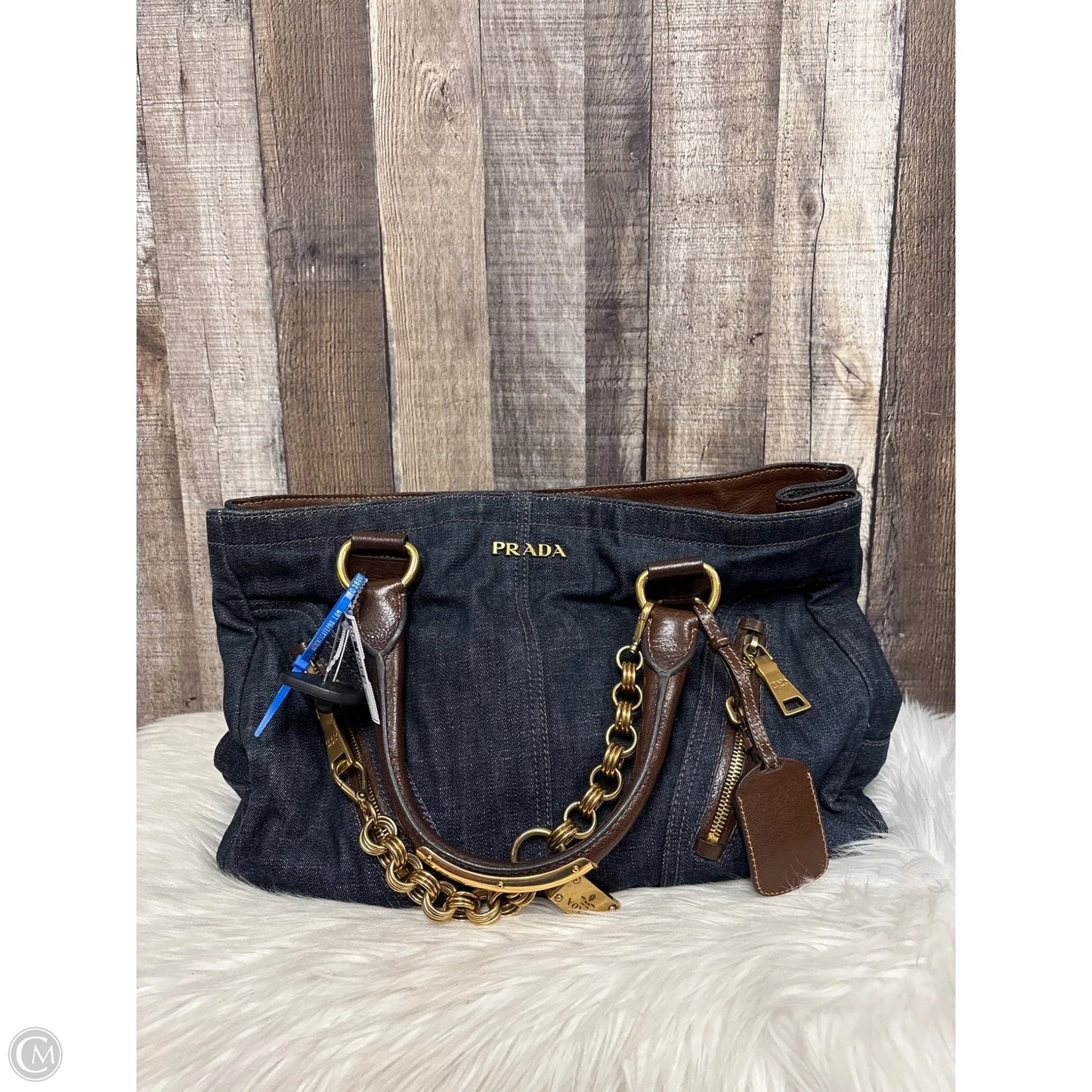 Handbag Luxury Designer By Prada, Size: Large