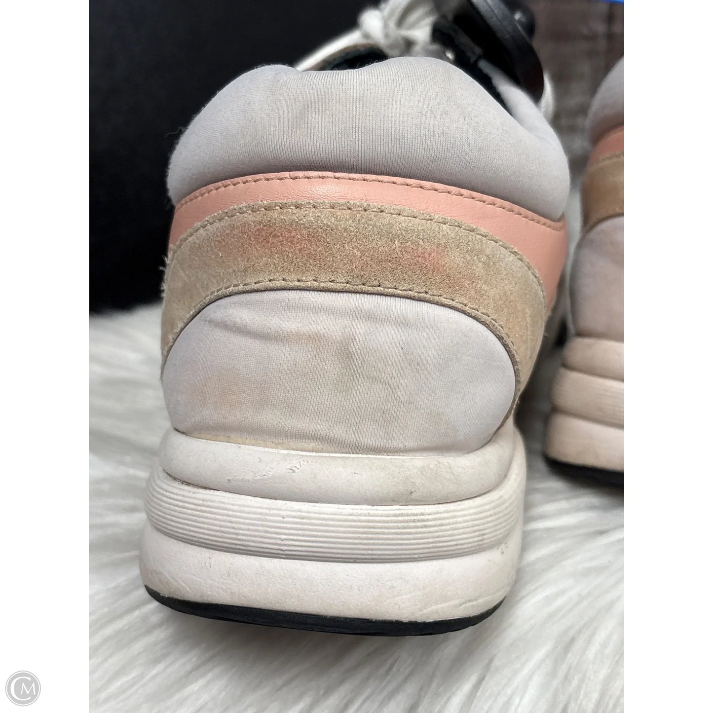 Shoes Luxury Designer By Chanel In Pink & White, Size: 9.5