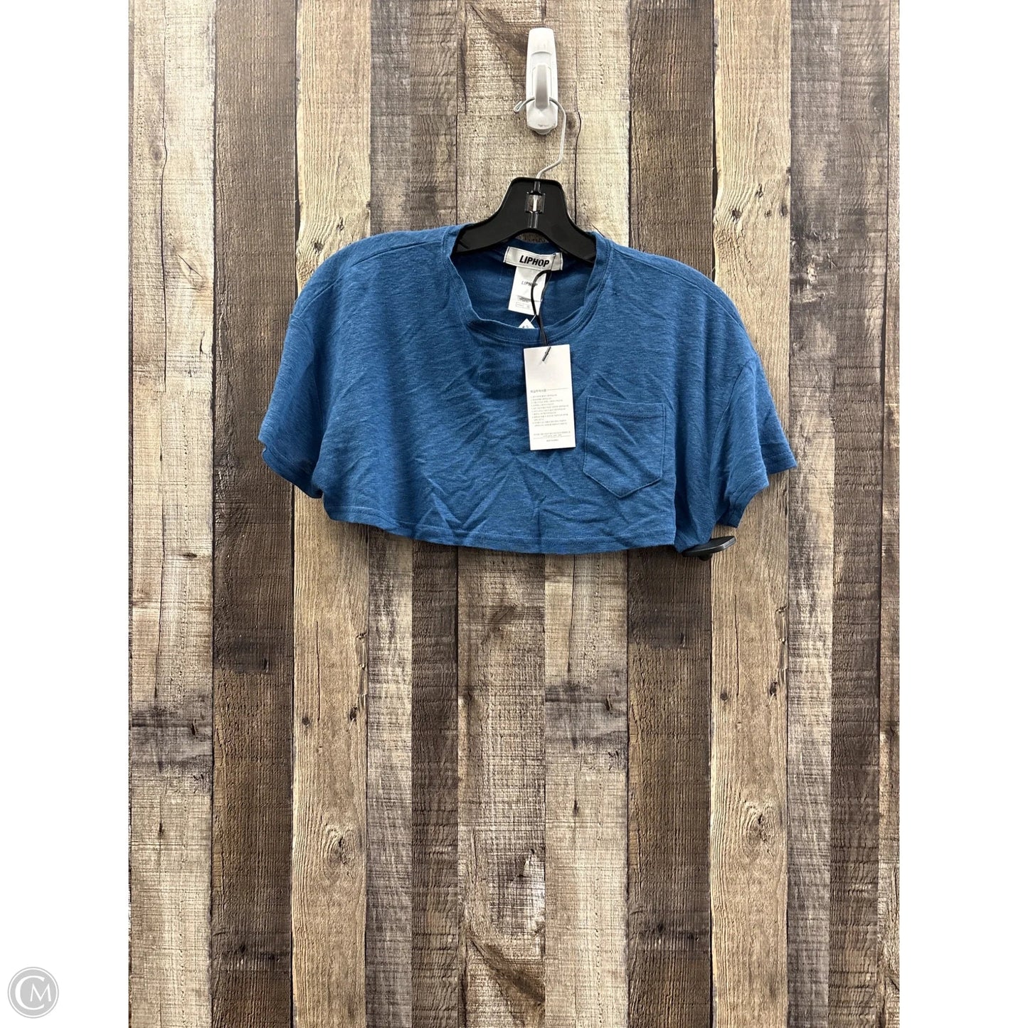 Top Short Sleeve Basic By Cme In Teal, Size: Osfm