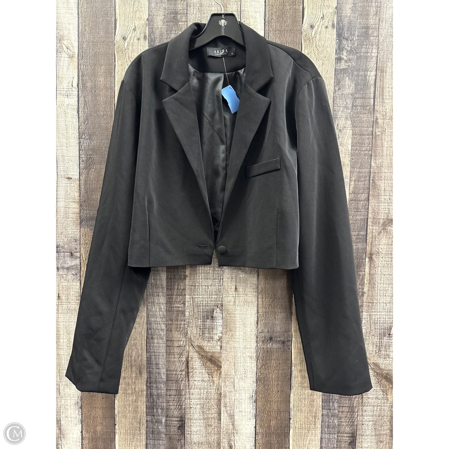 Blazer By Akira In Black, Size: 1x