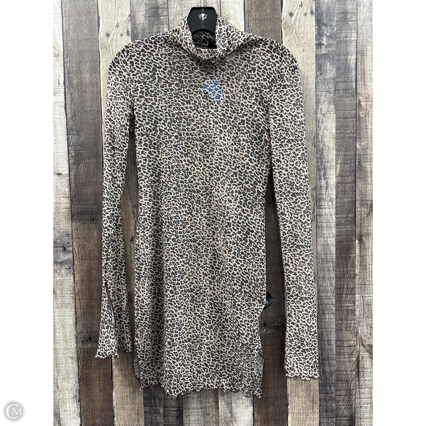 Dress Casual Short By Shein In Leopard Print, Size: S