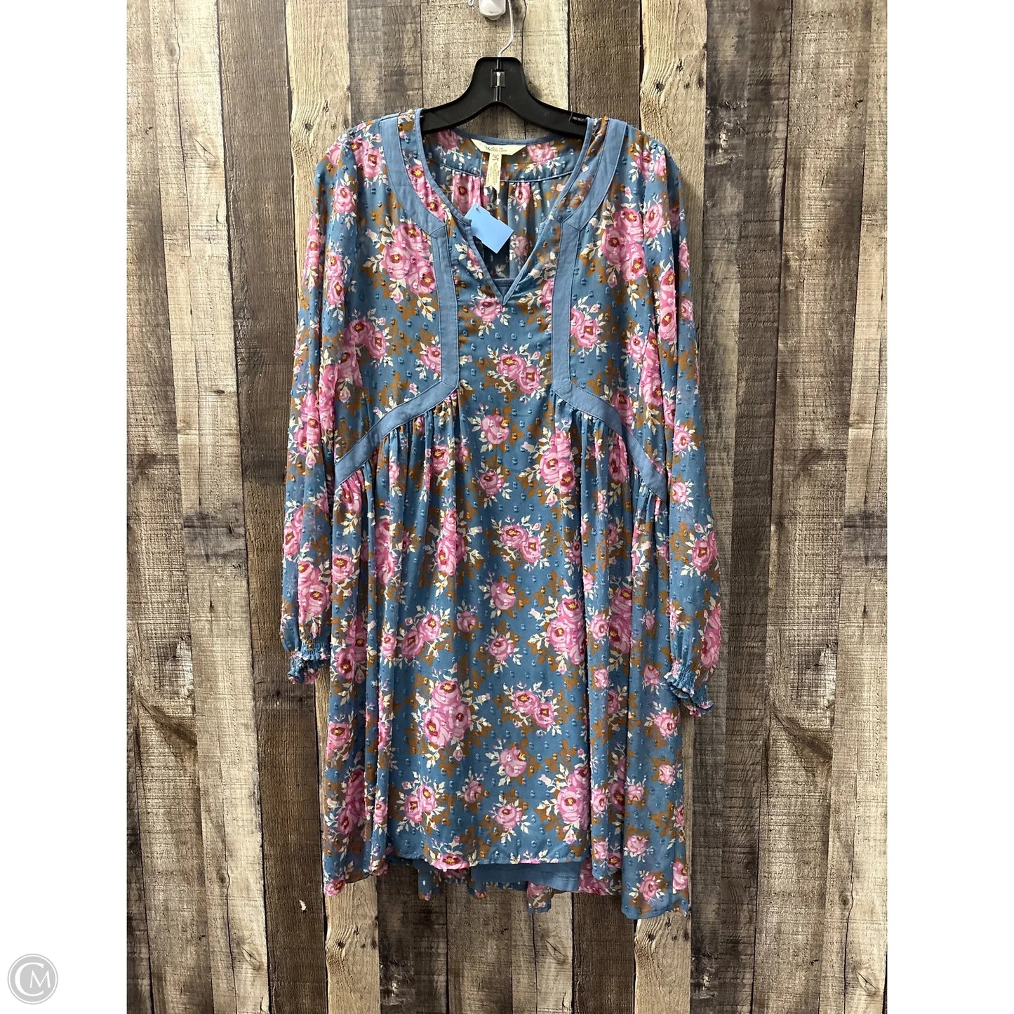 Dress Casual Short By Matilda Jane In Floral Print, Size: M