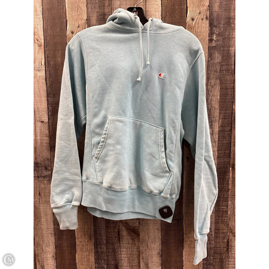 Sweatshirt Hoodie By Champion In Blue, Size: Xs