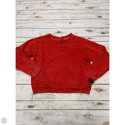 Sweatshirt Crewneck By Cme In Red, Size: S