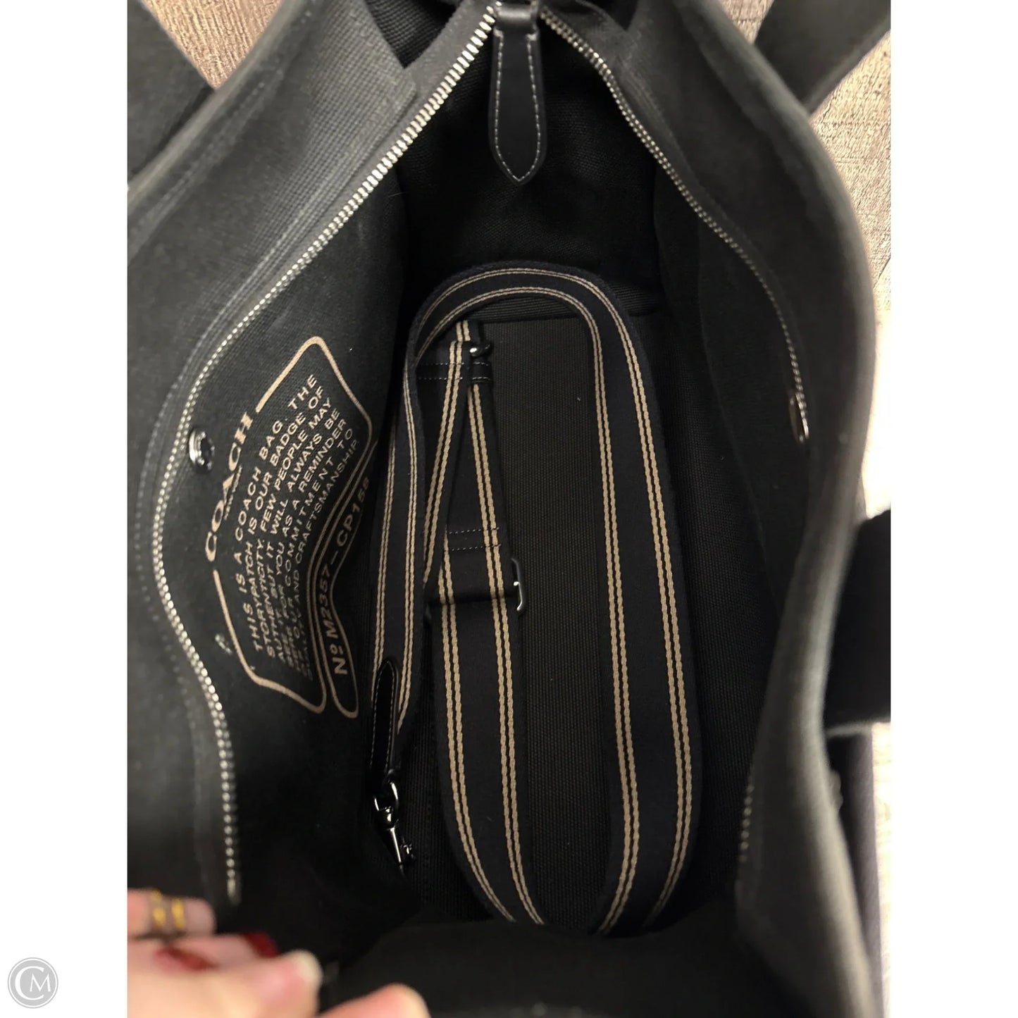 Handbag Designer By Coach, Size: Large