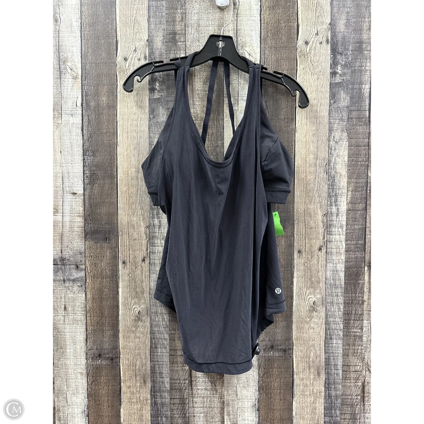 Athletic Top Long Sleeve Crewneck By Lululemon In Black, Size: M