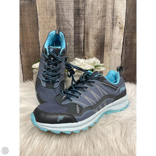 Shoes Athletic By Fila In Blue, Size: 8.5