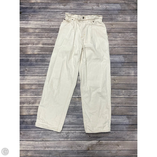 Jeans Straight By Asos In Cream, Size: 14