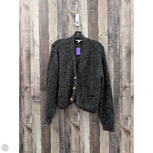 Sweater Cardigan By Bb Dakota In Black & White, Size: S