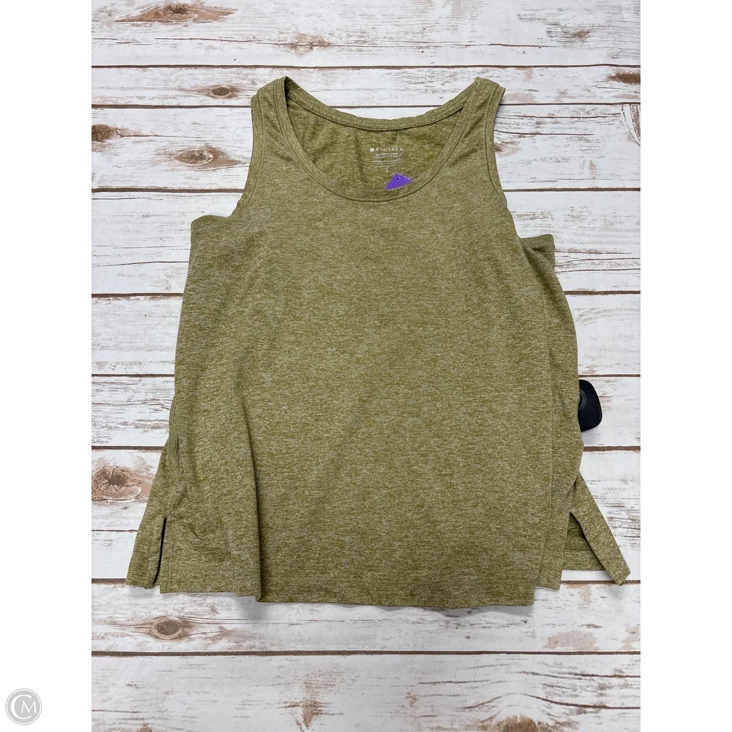 Athletic Tank Top By Athleta In Green, Size: S