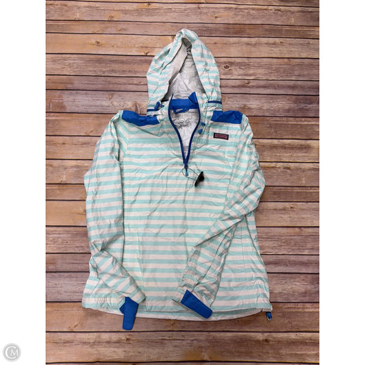 Jacket Windbreaker By Vineyard Vines In Striped Pattern, Size: S