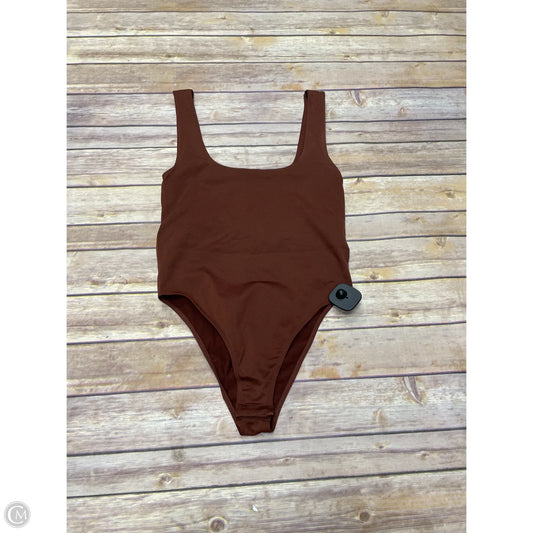 Bodysuit By A New Day In Brown, Size: Xs