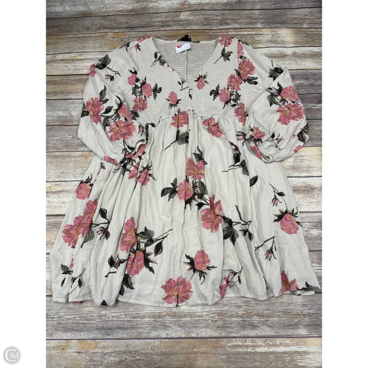 Dress Casual Short By Torrid In Floral Print, Size: 4x