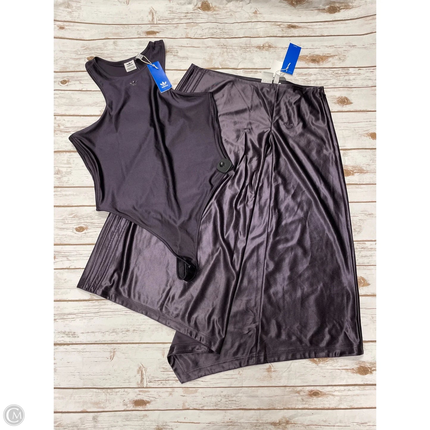 Athletic Shorts 2pc By Adidas In Purple, Size: Xl