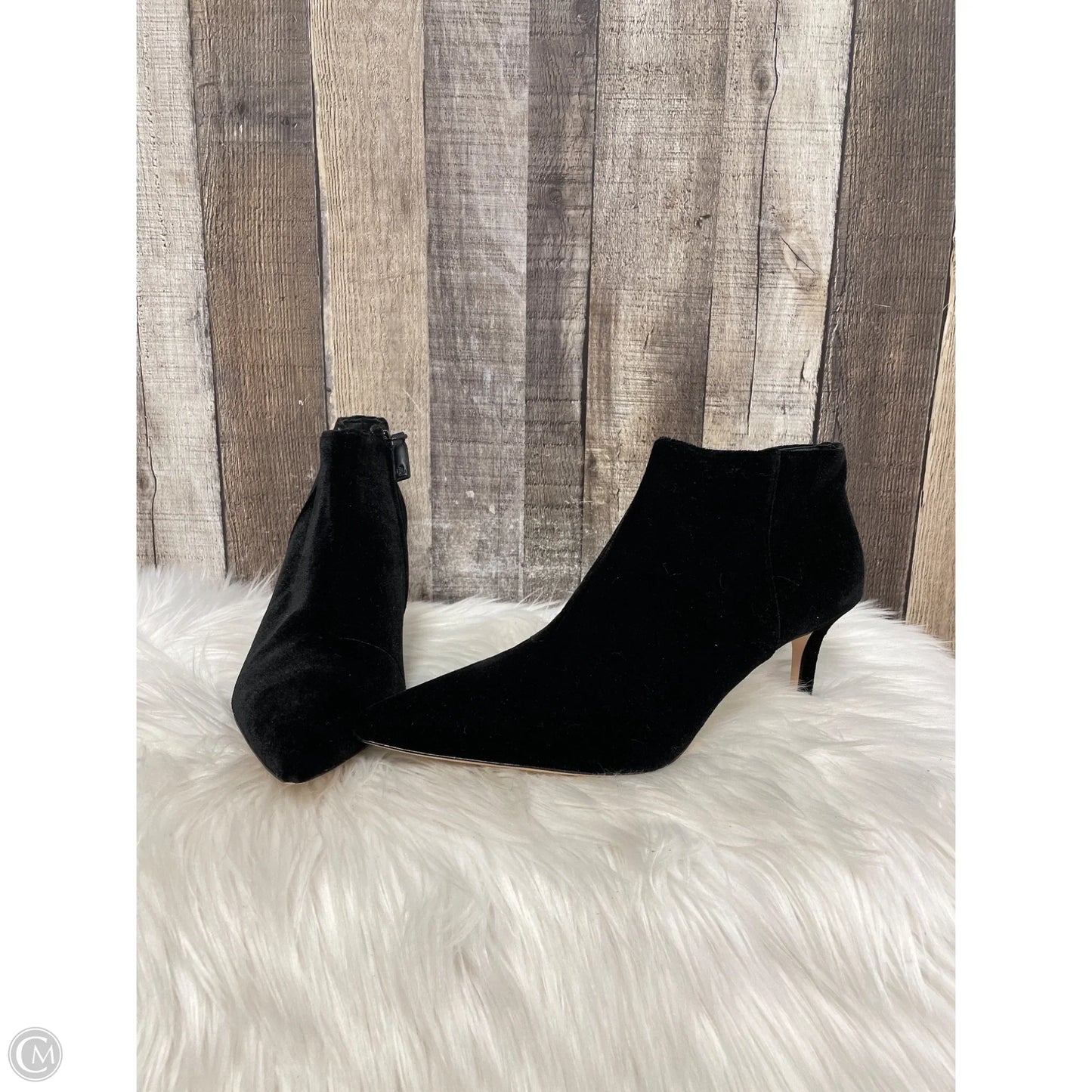 Boots Ankle Heels By Ralph Lauren In Black, Size: 10