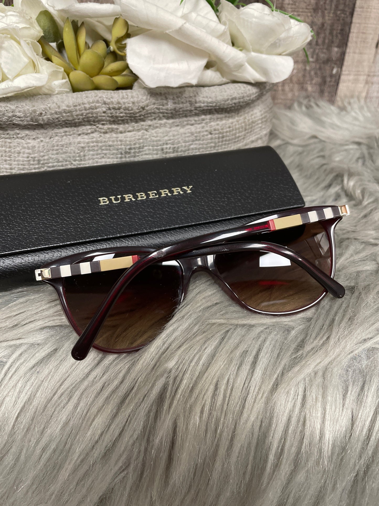 Sunglasses Luxury Designer By Burberry