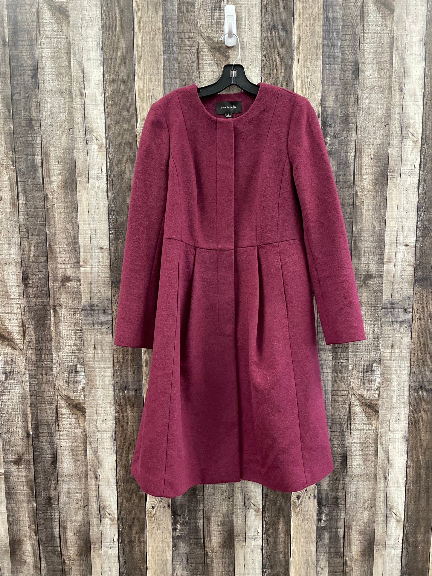 Red Coat Wool Ann Taylor, Size S