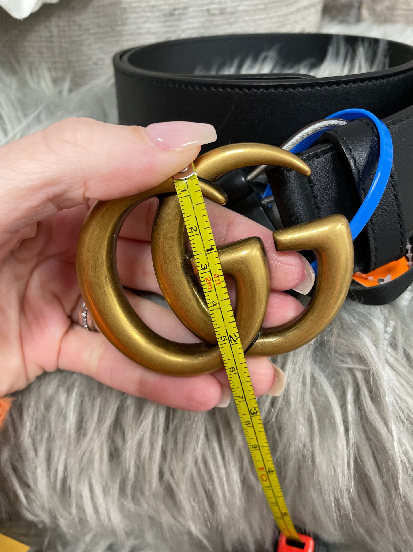 Belt Luxury Designer By Gucci  Size: Small