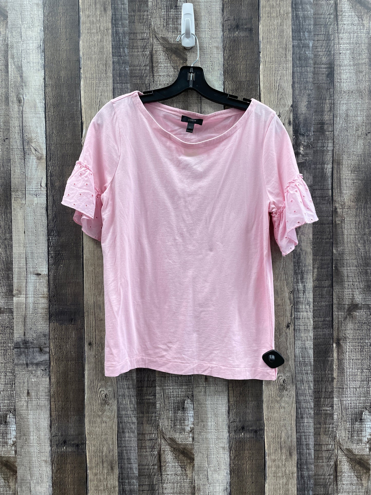 Pink Top Short Sleeve J. Crew, Size M