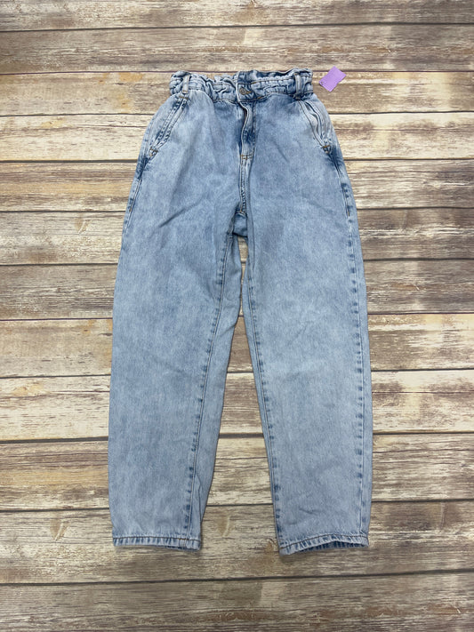 Jeans Straight By Zara In Blue Denim, Size: 2