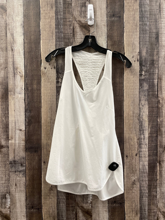 White Athletic Tank Top Lululemon, Size S