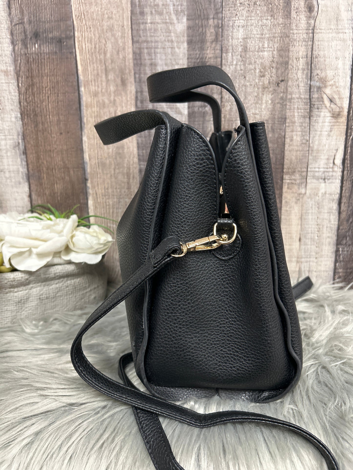 Black Handbag Designer Kate Spade, Size Medium