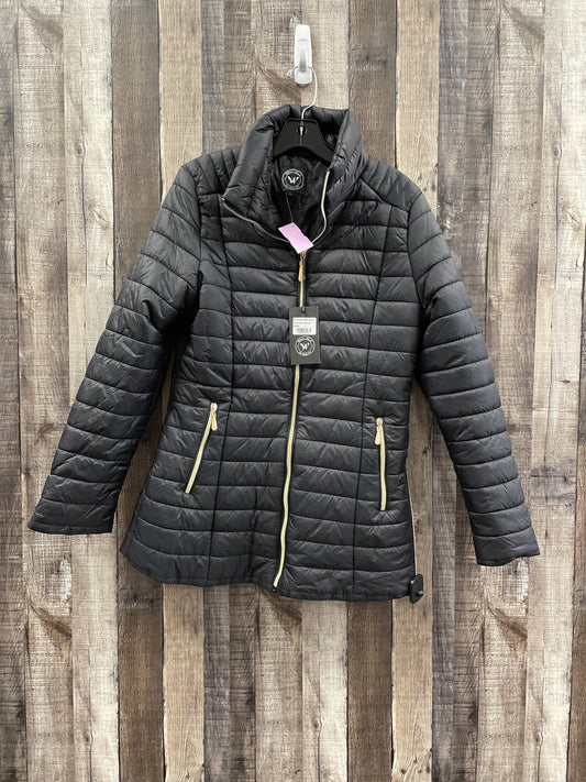 Black Coat Puffer & Quilted Cme, Size L