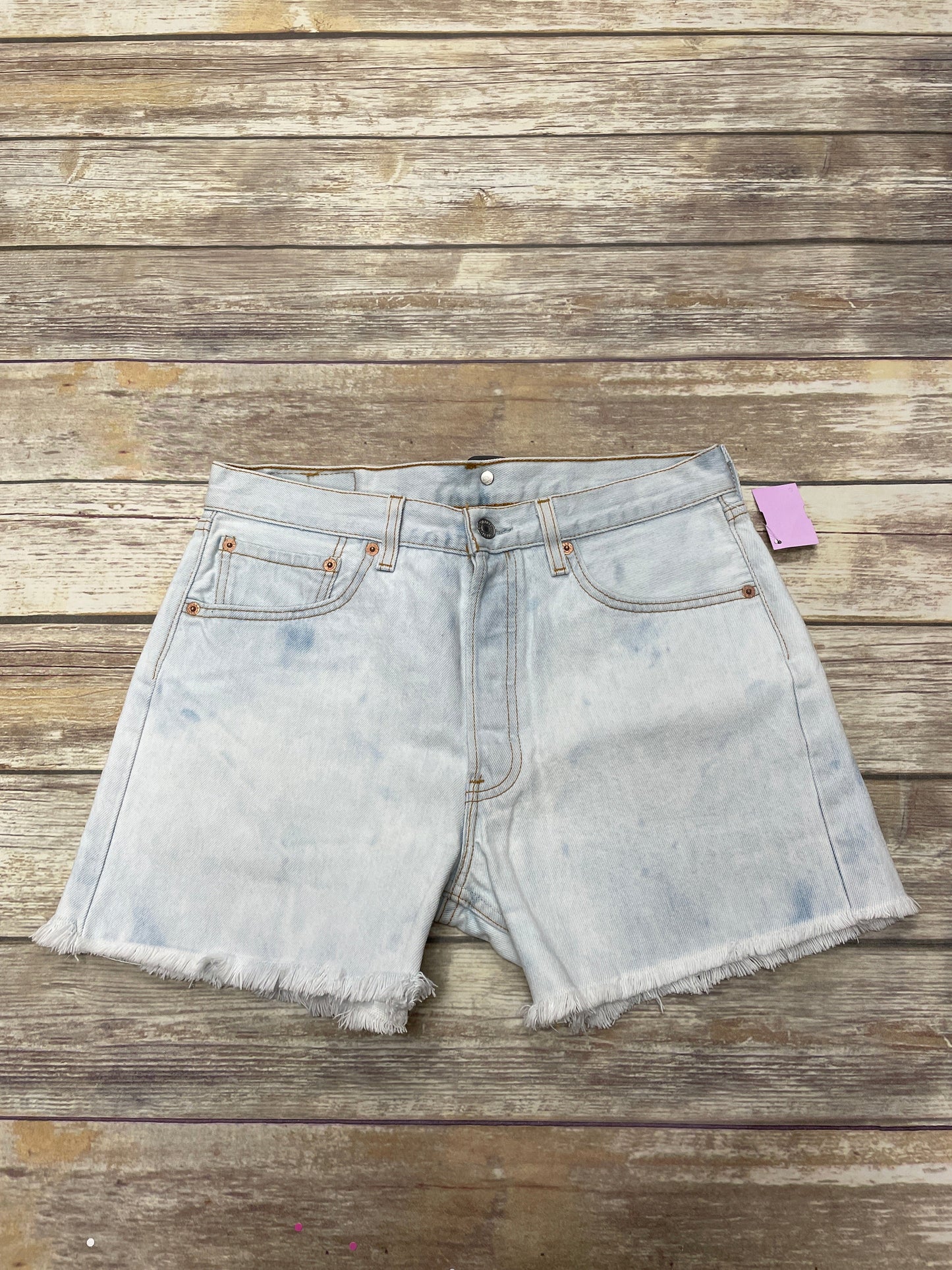 Blue Denim Shorts Levis, Size 16