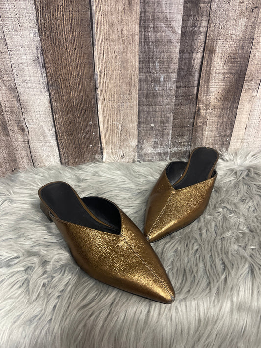 Bronze Shoes Flats Marc Fisher, Size 8.5