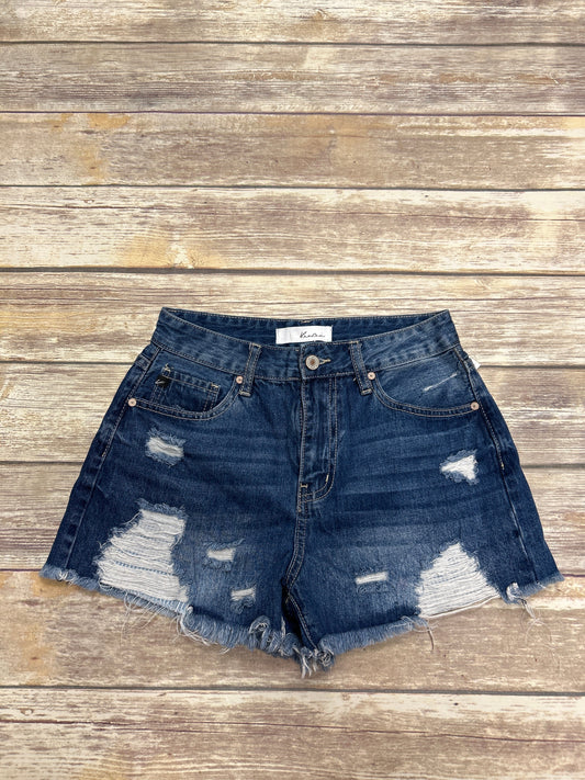 Blue Denim Shorts Kancan, Size 2