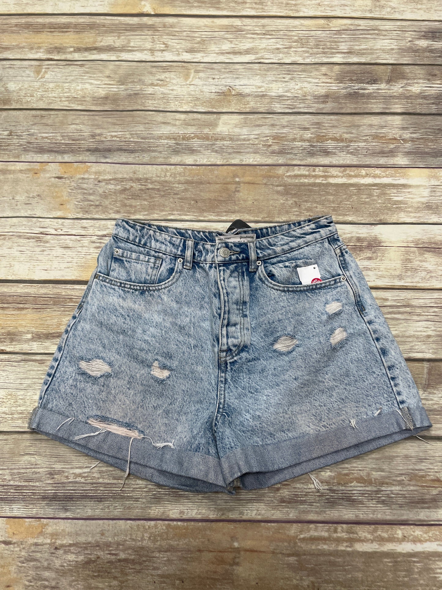 Blue Denim Shorts Cme, Size 6