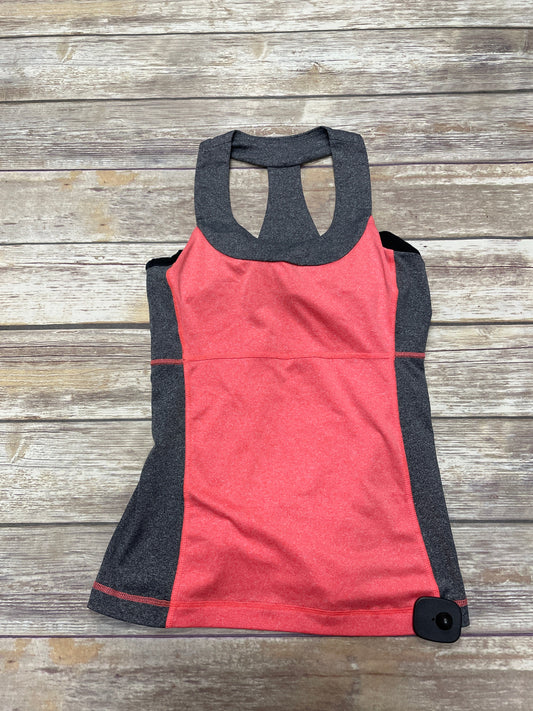 Orange Athletic Tank Top 90 Degrees By Reflex, Size S