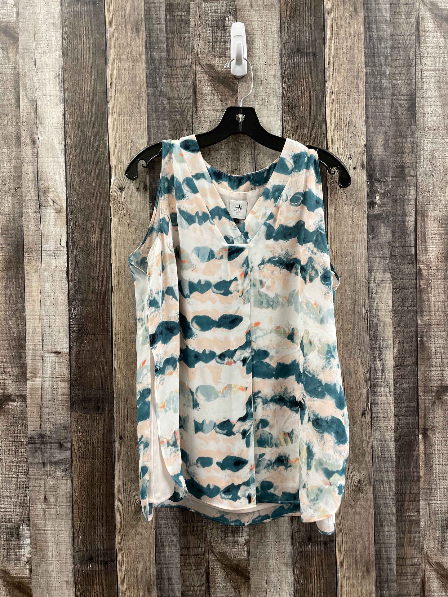 Tie Dye Print Blouse Sleeveless Cabi, Size S