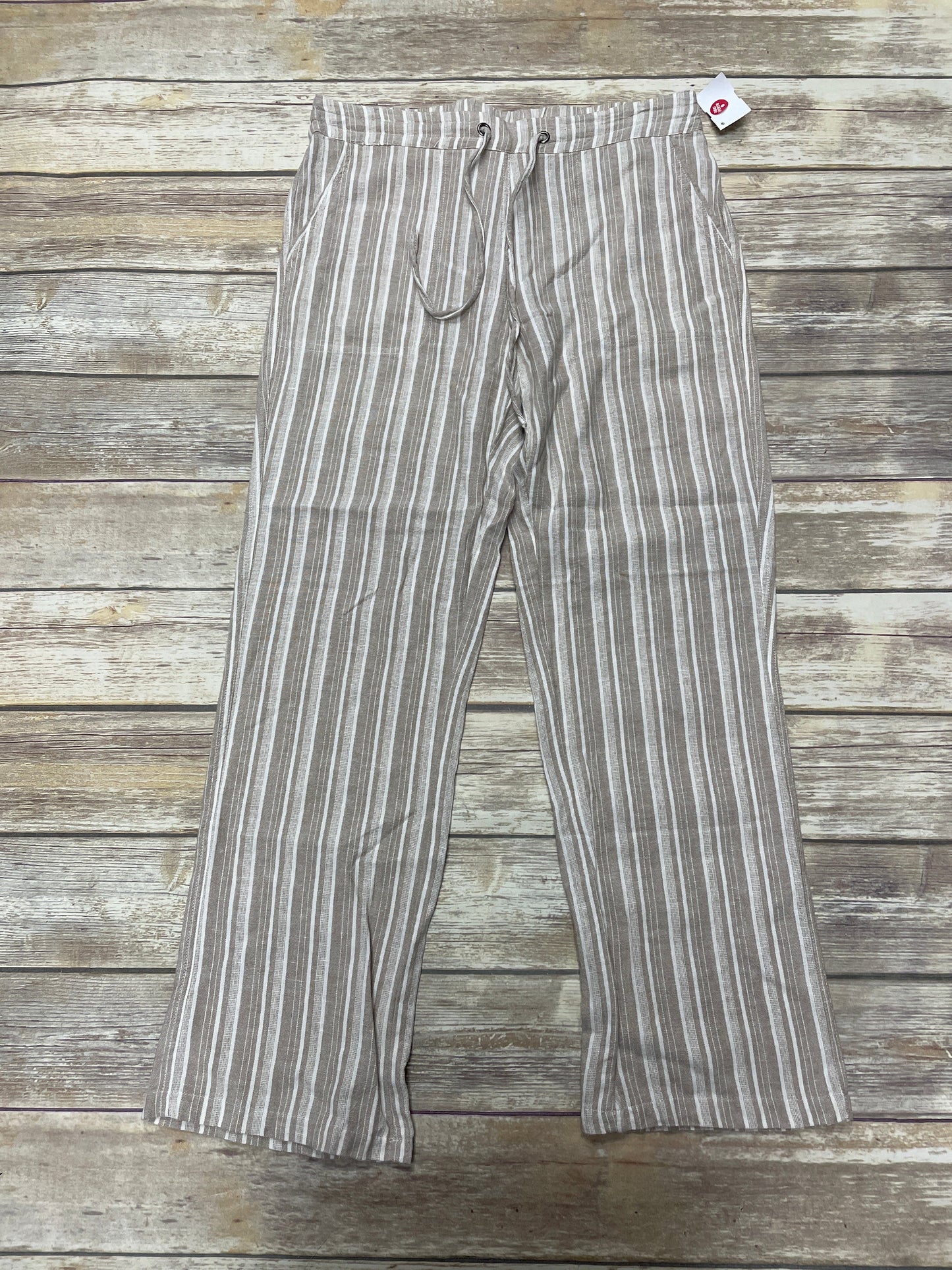 Pants Linen By For Cynthia In Striped Pattern, Size: M