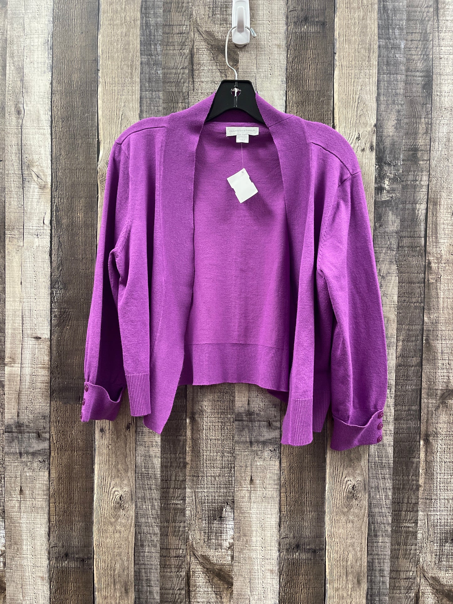 Purple Cardigan Christopher And Banks, Size L