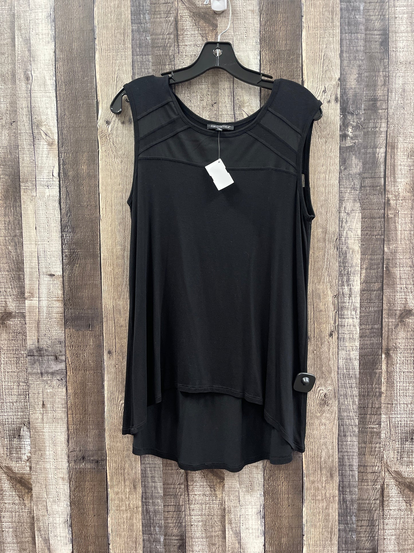 Black Top Sleeveless For Cynthia, Size S