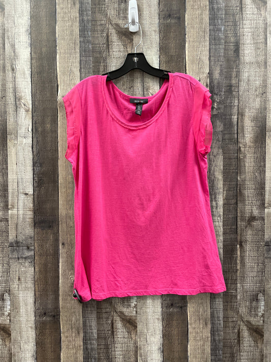 Top Sleeveless By Style And Company In Pink, Size: L