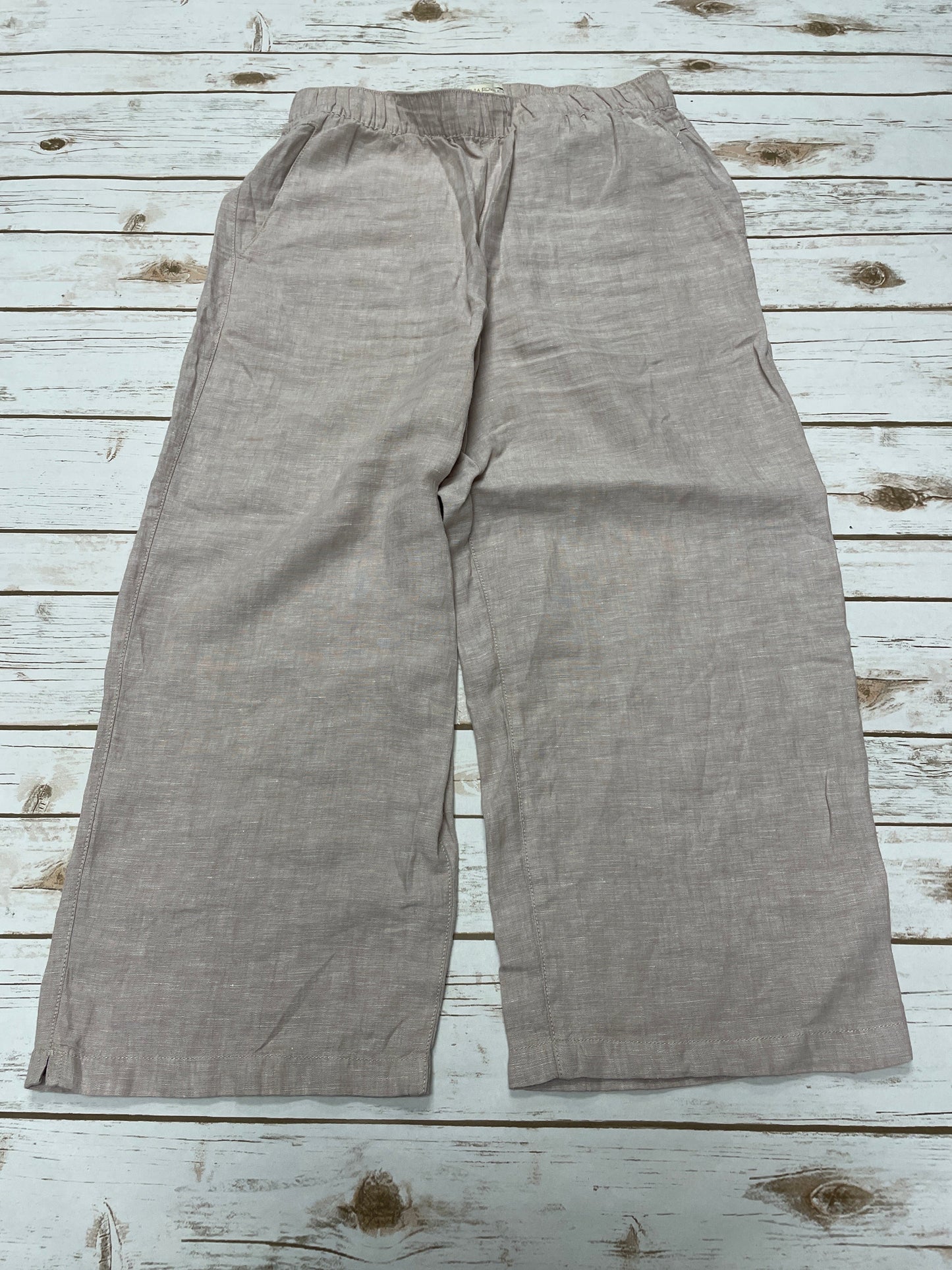 Pants Linen By Cynthia Rowley In Beige, Size: L