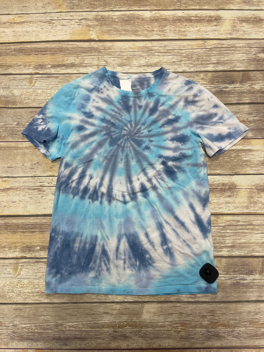 Top Short Sleeve By Apt 9 In Tie Dye Print, Size: S