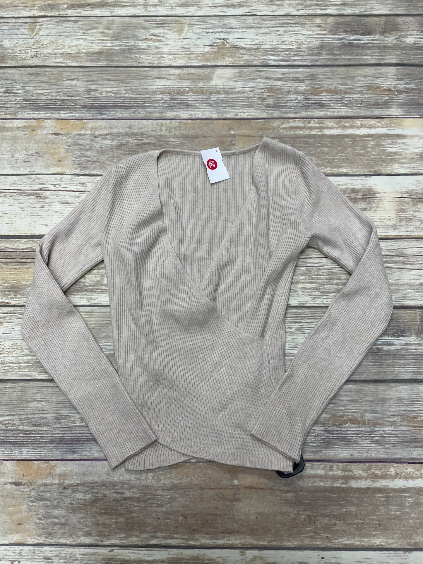 Top Long Sleeve By Shein In Brown, Size: Xs